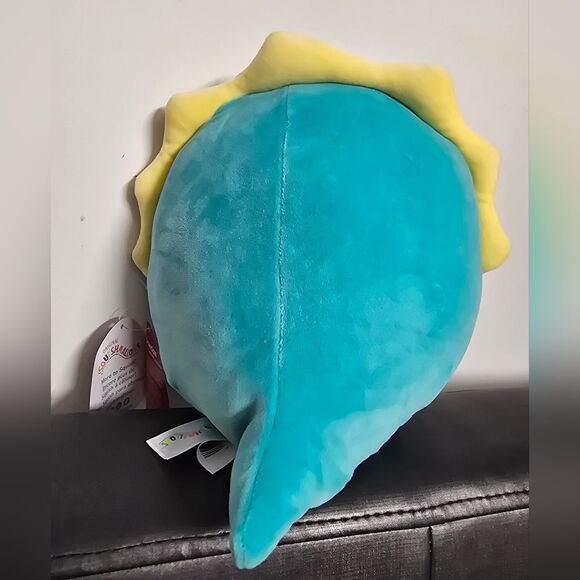 Squishmallows Teal Braedon the Triceratops Plush 8”, New - Picture 2 of 5